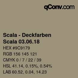 颜色代码: Scala - Deckfarben - Scala 03.06.18 | qconv.com