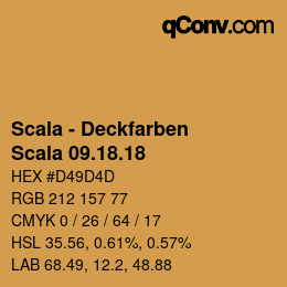 颜色代码: Scala - Deckfarben - Scala 09.18.18 | qconv.com