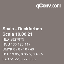 颜色代码: Scala - Deckfarben - Scala 18.06.21 | qconv.com