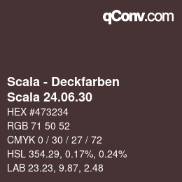颜色代码: Scala - Deckfarben - Scala 24.06.30 | qconv.com