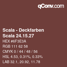 颜色代码: Scala - Deckfarben - Scala 24.15.27 | qconv.com