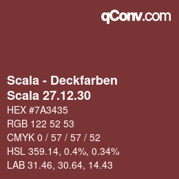 Farbcode: Scala - Deckfarben - Scala 27.12.30 | qconv.com