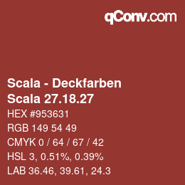 颜色代码: Scala - Deckfarben - Scala 27.18.27 | qconv.com