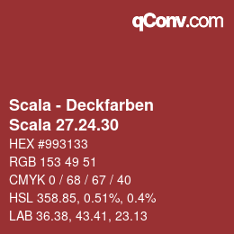 カラーコード: Scala - Deckfarben - Scala 27.24.30 | qconv.com