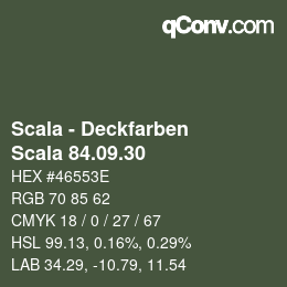 カラーコード: Scala - Deckfarben - Scala 84.09.30 | qconv.com