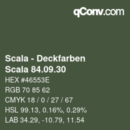 Farbcode: Scala - Deckfarben - Scala 84.09.30 | qconv.com