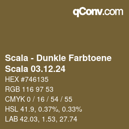 Código de color: Scala - Dunkle Farbtoene - Scala 03.12.24 | qconv.com