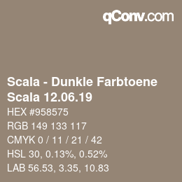 Farbcode: Scala - Dunkle Farbtoene - Scala 12.06.19 | qconv.com