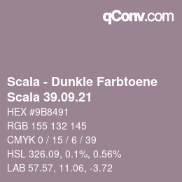 Code couleur: Scala - Dunkle Farbtoene - Scala 39.09.21 | qconv.com