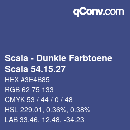 Code couleur: Scala - Dunkle Farbtoene - Scala 54.15.27 | qconv.com