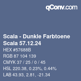 Farbcode: Scala - Dunkle Farbtoene - Scala 57.12.24 | qconv.com