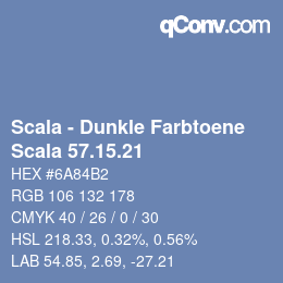 Farbcode: Scala - Dunkle Farbtoene - Scala 57.15.21 | qconv.com