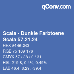 颜色代码: Scala - Dunkle Farbtoene - Scala 57.21.24 | qconv.com