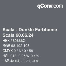 カラーコード: Scala - Dunkle Farbtoene - Scala 60.06.24 | qconv.com