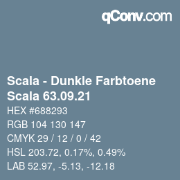 Farbcode: Scala - Dunkle Farbtoene - Scala 63.09.21 | qconv.com