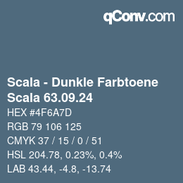 Farbcode: Scala - Dunkle Farbtoene - Scala 63.09.24 | qconv.com