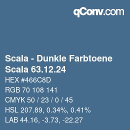 Farbcode: Scala - Dunkle Farbtoene - Scala 63.12.24 | qconv.com
