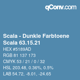 Farbcode: Scala - Dunkle Farbtoene - Scala 63.15.21 | qconv.com