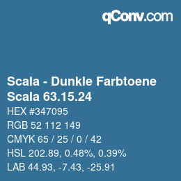 Farbcode: Scala - Dunkle Farbtoene - Scala 63.15.24 | qconv.com