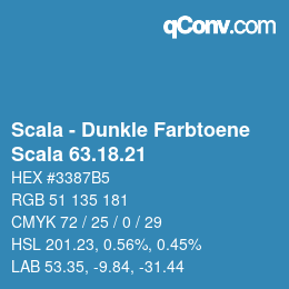 Farbcode: Scala - Dunkle Farbtoene - Scala 63.18.21 | qconv.com