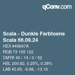 Farbcode: Scala - Dunkle Farbtoene - Scala 66.09.24 | qconv.com