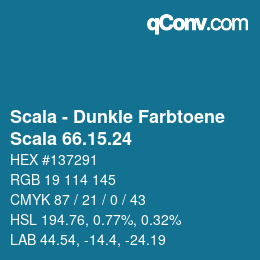 Farbcode: Scala - Dunkle Farbtoene - Scala 66.15.24 | qconv.com