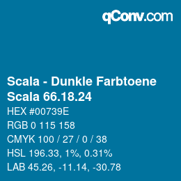 カラーコード: Scala - Dunkle Farbtoene - Scala 66.18.24 | qconv.com