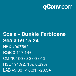Farbcode: Scala - Dunkle Farbtoene - Scala 69.15.24 | qconv.com