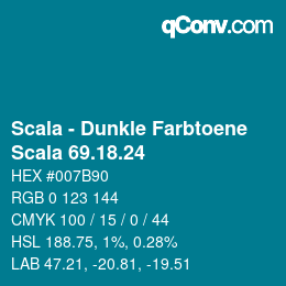 Color code: Scala - Dunkle Farbtoene - Scala 69.18.24 | qconv.com