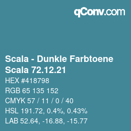 カラーコード: Scala - Dunkle Farbtoene - Scala 72.12.21 | qconv.com