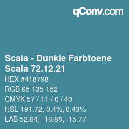 Color code: Scala - Dunkle Farbtoene - Scala 72.12.21 | qconv.com