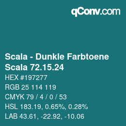 颜色代码: Scala - Dunkle Farbtoene - Scala 72.15.24 | qconv.com