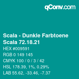 颜色代码: Scala - Dunkle Farbtoene - Scala 72.18.21 | qconv.com