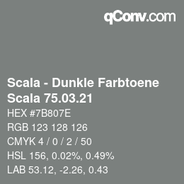 Code couleur: Scala - Dunkle Farbtoene - Scala 75.03.21 | qconv.com