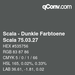 Code couleur: Scala - Dunkle Farbtoene - Scala 75.03.27 | qconv.com
