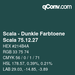 Farbcode: Scala - Dunkle Farbtoene - Scala 75.12.27 | qconv.com