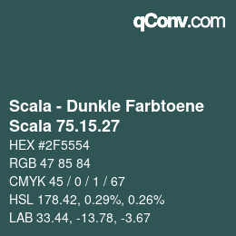 Farbcode: Scala - Dunkle Farbtoene - Scala 75.15.27 | qconv.com