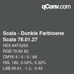 Code couleur: Scala - Dunkle Farbtoene - Scala 78.01.27 | qconv.com