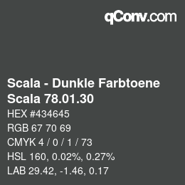 Code couleur: Scala - Dunkle Farbtoene - Scala 78.01.30 | qconv.com