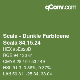 Farbcode: Scala - Dunkle Farbtoene - Scala 84.15.24 | qconv.com