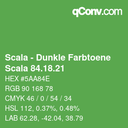Code couleur: Scala - Dunkle Farbtoene - Scala 84.18.21 | qconv.com