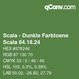 Farbcode: Scala - Dunkle Farbtoene - Scala 84.18.24 | qconv.com
