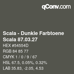 Farbcode: Scala - Dunkle Farbtoene - Scala 87.03.27 | qconv.com