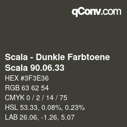 カラーコード: Scala - Dunkle Farbtoene - Scala 90.06.33 | qconv.com
