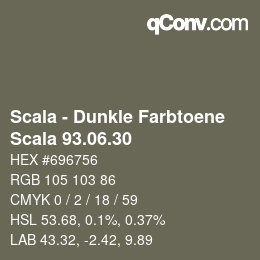 Code couleur: Scala - Dunkle Farbtoene - Scala 93.06.30 | qconv.com