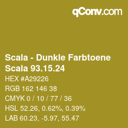 Farbcode: Scala - Dunkle Farbtoene - Scala 93.15.24 | qconv.com