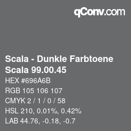 Farbcode: Scala - Dunkle Farbtoene - Scala 99.00.45 | qconv.com
