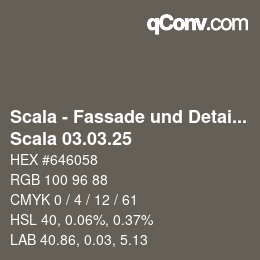 颜色代码: Scala - Fassade und Detail - Scala 03.03.25 | qconv.com