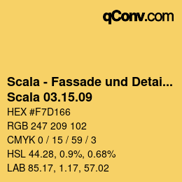 颜色代码: Scala - Fassade und Detail - Scala 03.15.09 | qconv.com