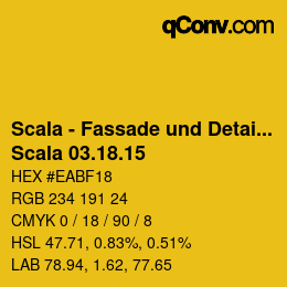 颜色代码: Scala - Fassade und Detail - Scala 03.18.15 | qconv.com
